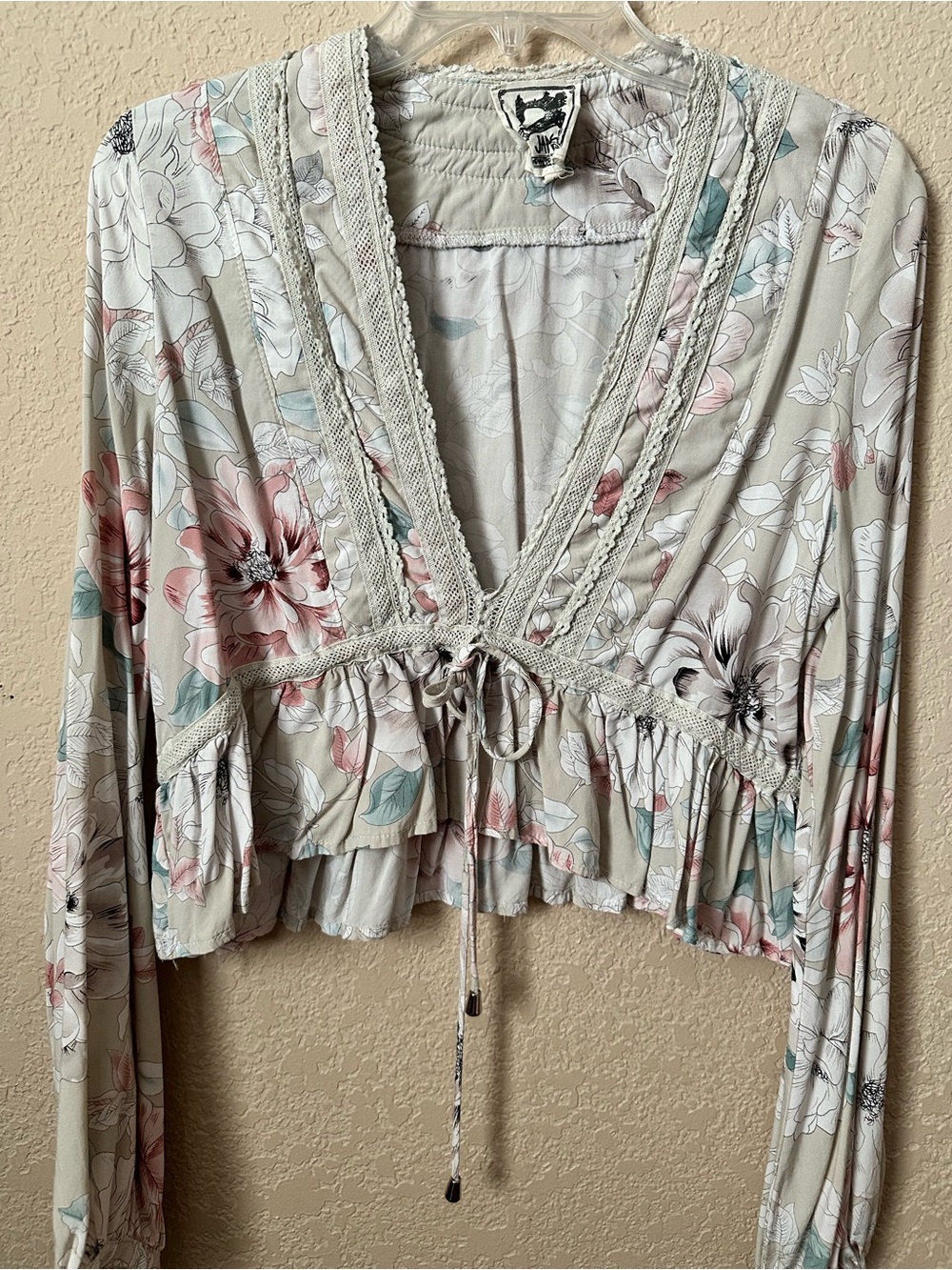 Boho Floral Lace Top